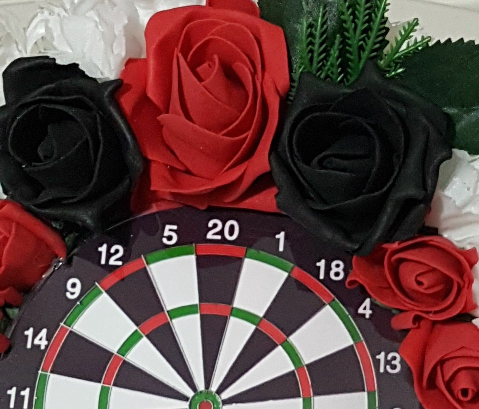 Dartboard Funeral Wreath by Memorial Flowers Etsy UK