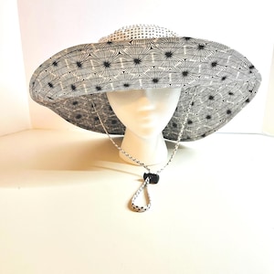 Sun Hat with Coordinating Fabric Brim