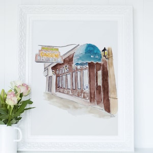 Carbone NYC Restaurant - Watercolor Print