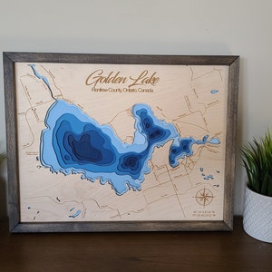 Golden Lake - 3D Multi Layer Lake Kaart