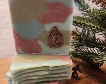 Bigfoot Hide & Seek Champion Handcrafted Soap - evergreen forest scent - Made in the Pacific Northwest