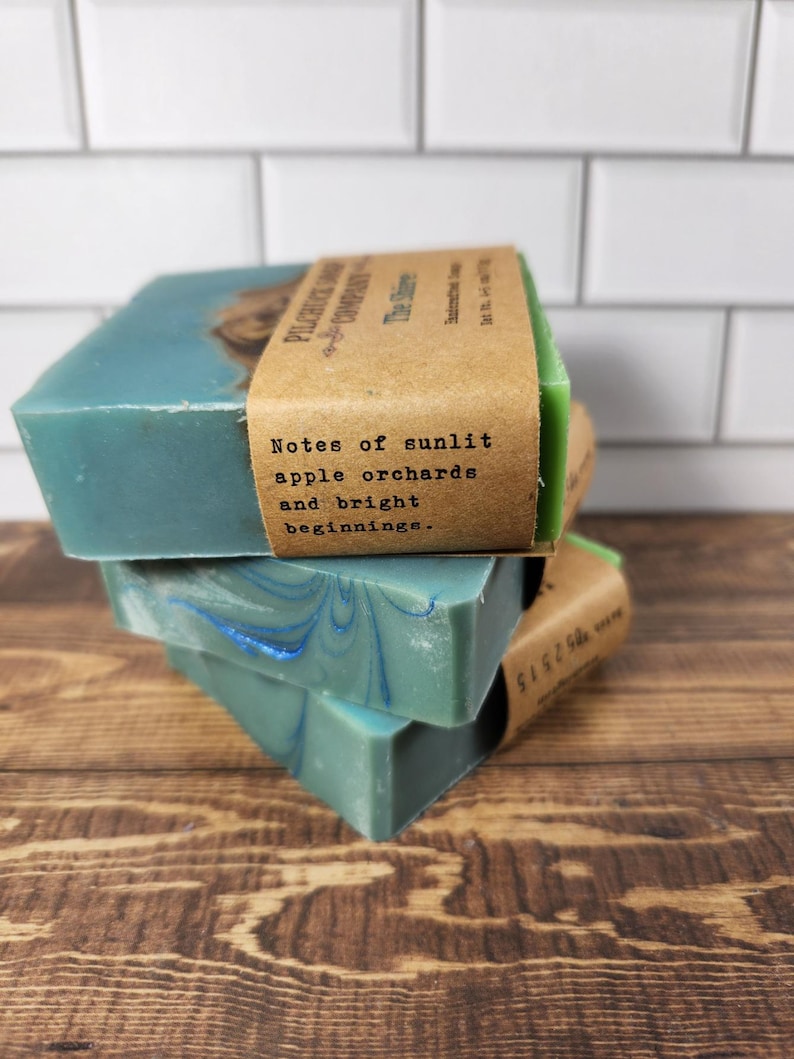 The Shire Handcrafted Soap - red apple scent scent - Made in the PNW! image 3