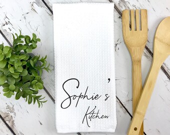 Customized tea towel, printed kitchen towel, personalized kitchen rag, personalized kitchen towel, printed tea towel, personalized towel