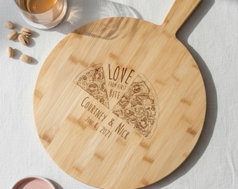 Planche à pizza personnalisée, pelle à pizza gravée, planche à pizza personnalisée, cadeau fête des pères, pelle à pizza personnalisée, planche à pizza, cadeau d'anniversaire