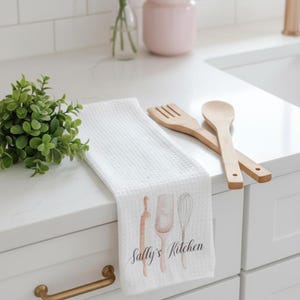 Customized tea towel, printed kitchen towel, personalized kitchen rag, personalized kitchen towel, printed tea towel, personalized towel