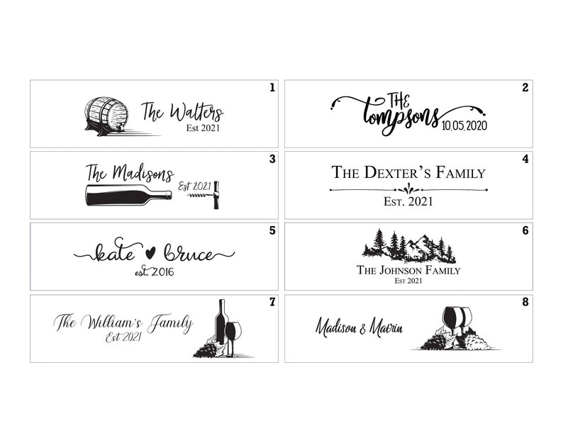 Personalized Wine Rack Customized Bottle Wine Rack Rustic Etsy