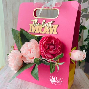 Bloemenmand + vlindermand kit en moeder geschenkdozen - SVG-bestanden, Studio, Brother Scanncut. Cameo, Cricut, broer Scanncut,