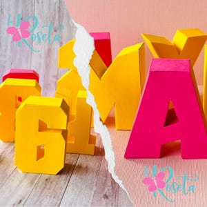 3D-Buchstaben und 3D-Zahlen, gerade 3D-Buchstaben und Zahlen – SVG-Dateien, Studio, Brother Scanncut. Cameo, Cricut, Bruder Scanncut, Julia