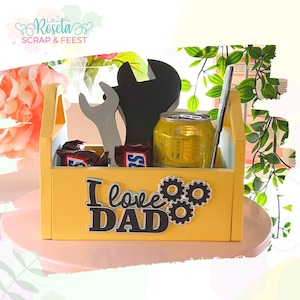 Toolbox for Dad, SVG, Cricut, Scanncut, Cameo, Portrait