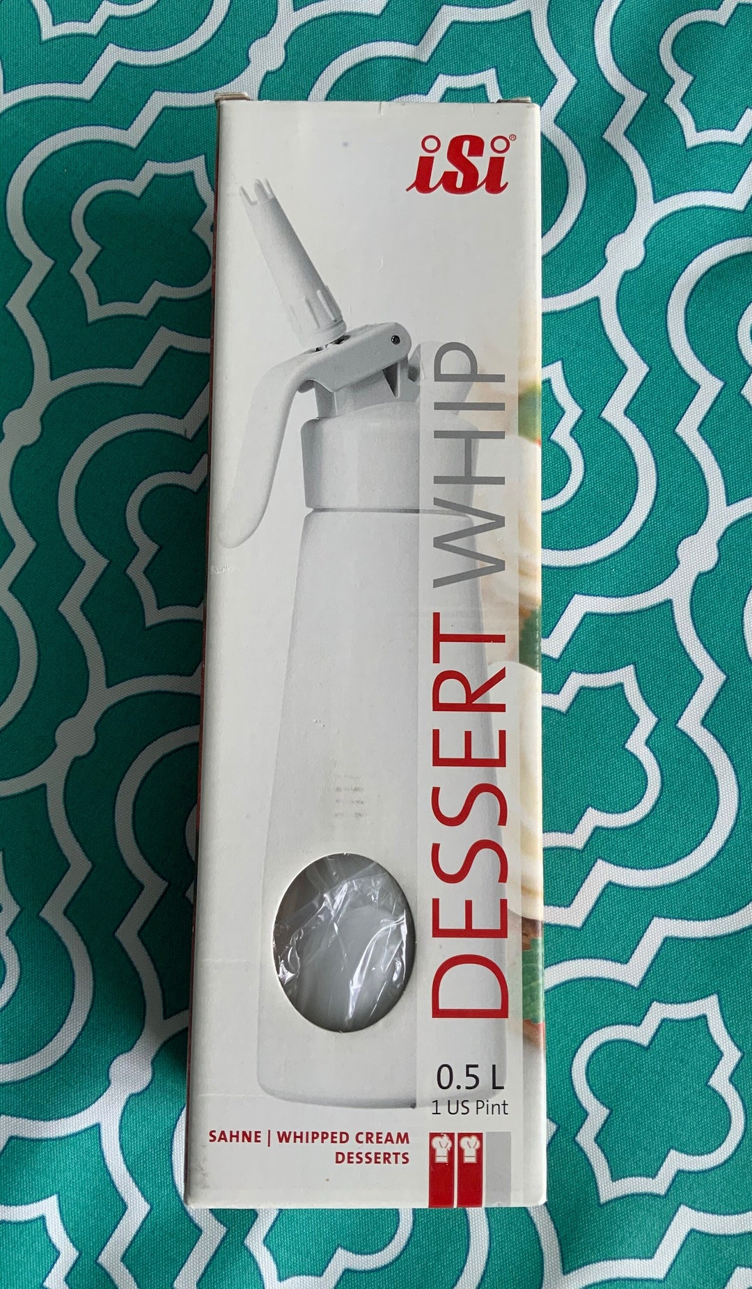 NIB Isi Dessert/cream Whip 1 US Pint 0.5L Large Capacity Includes Cream