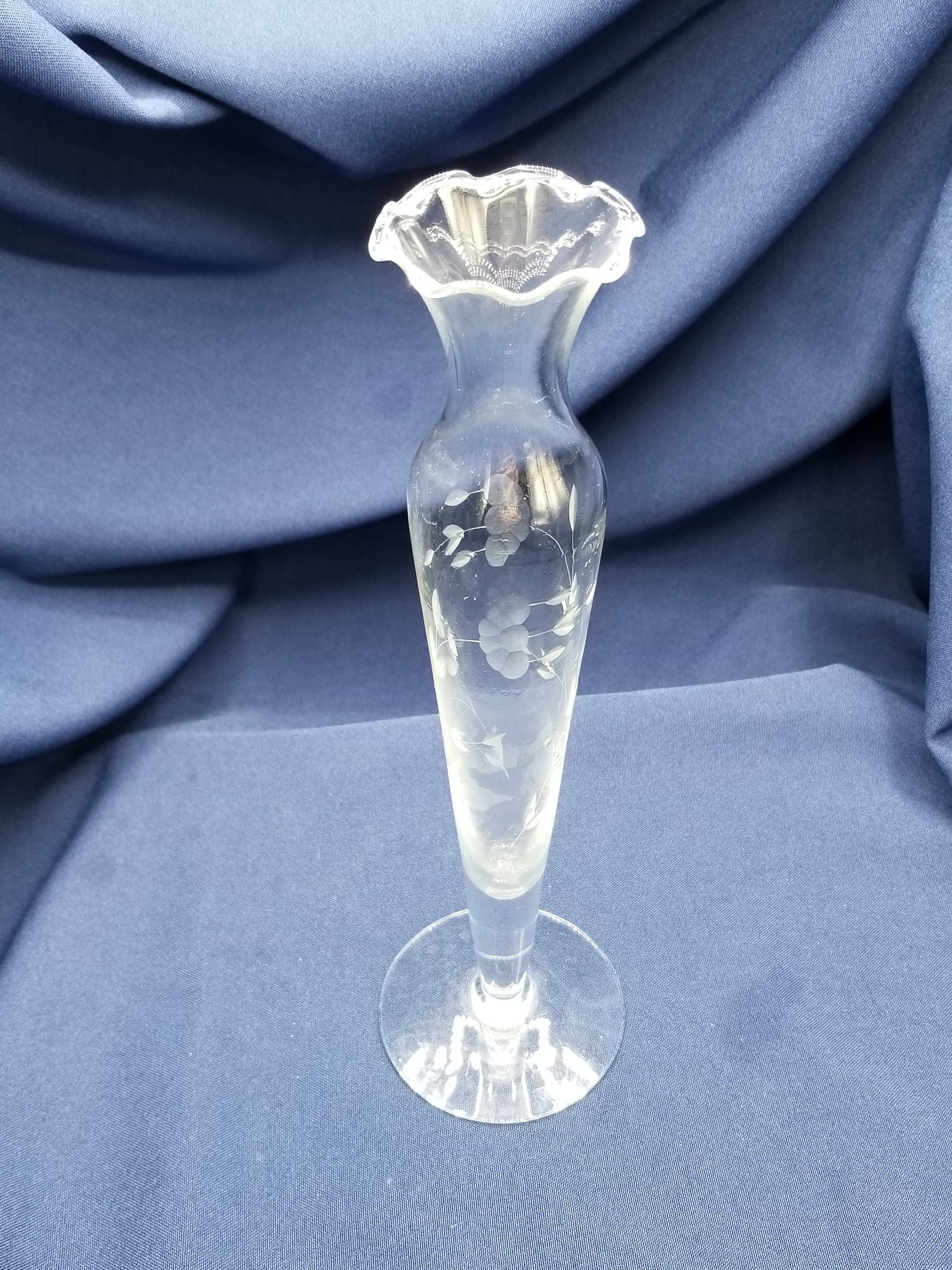 Vintage Princess House Crystal Bud Vase Etsy