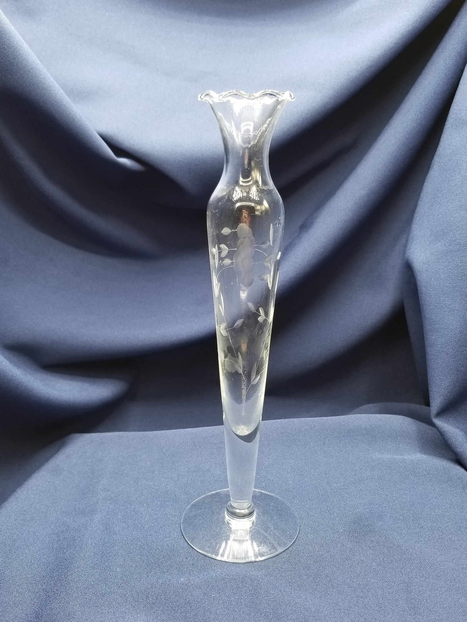 Vintage Princess House Crystal Bud Vase Etsy