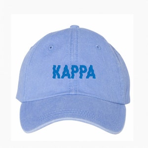 Kappa Kappa Gamma Sorority Baseball Hat / Custom Color Greek Embroidered Cap / Big Little Sister Gift