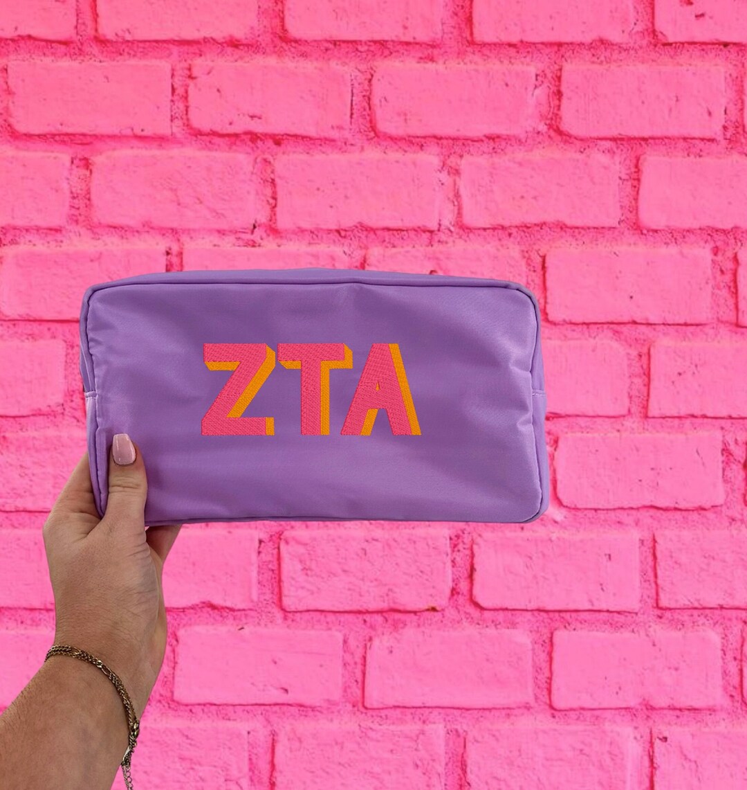 Zeta Tau Alpha Beaded Pouch main image 0