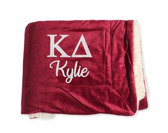 Kappa Delta Fuzzy Sherpa Blanket