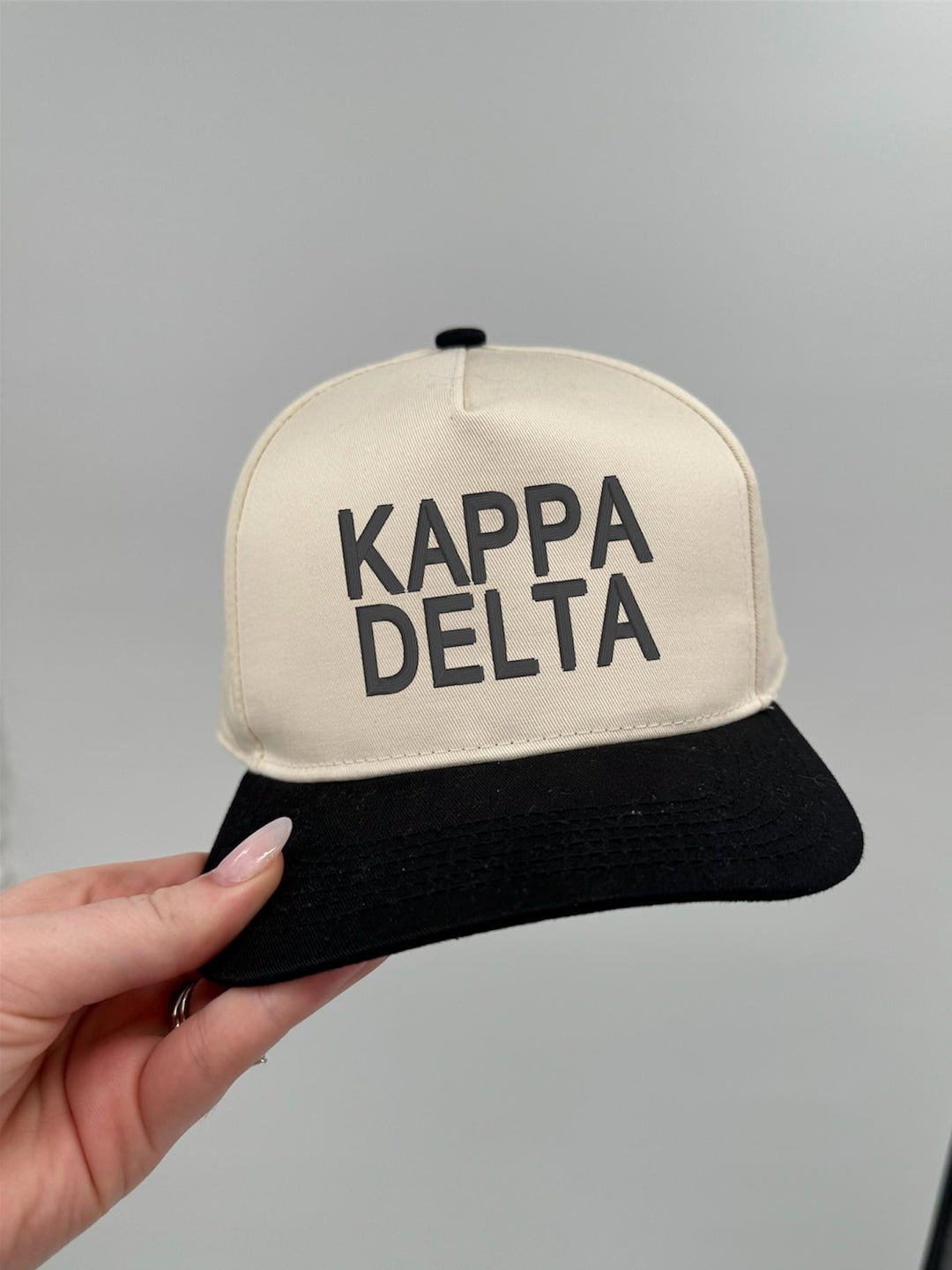 Kappa Delta Sorority Puff Trucker Hat Custom Color Greek