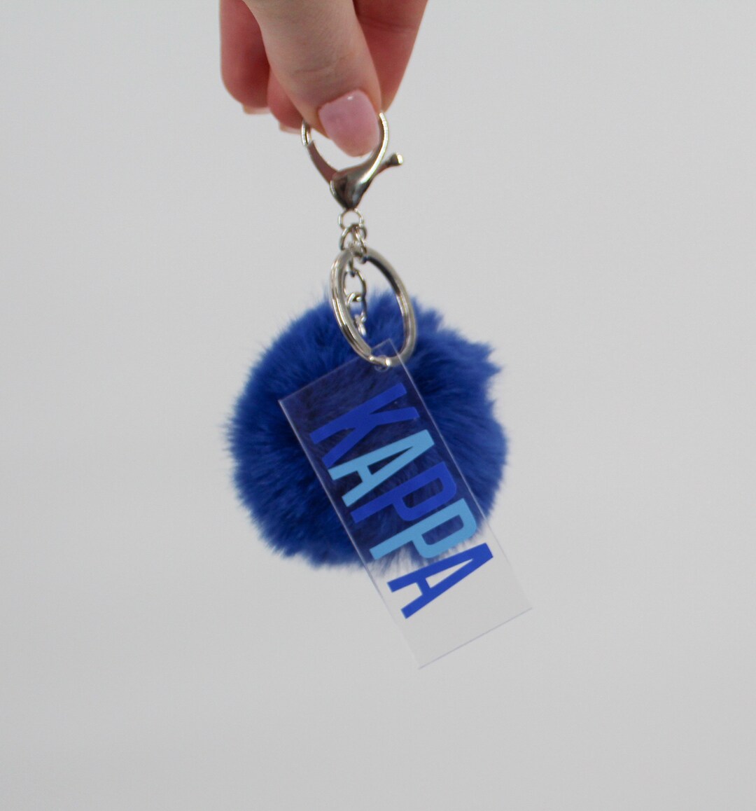 Kappa Kappa Gamma Sorority Keychain / Kappa Custom Color Greek Key ...