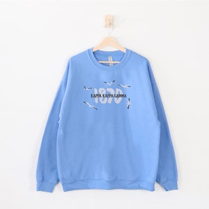 Kappa Kappa Gamma Sorority / Custom Color Greek Embroidered Gildan 18000 Sweatshirt / Big Little Sister Gift