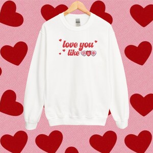 Pi Beta Phi Sorority Valentines Day / Custom Color Greek Embroidered Gildan 18000 Sweatshirt / Big Little Sister Gift