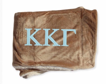 Personalized Kappa Kappa Gamma Sorority Blanket