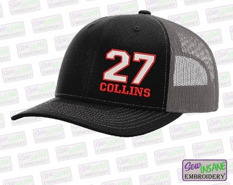 Custom Sports Name/Number Hat | Snapback Trucker Hat | Show Off Your Favorite Player!