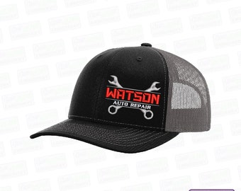 Custom Auto Repair Hat | Embroidered Mechanic Garage Cap | Personalize Your Way!