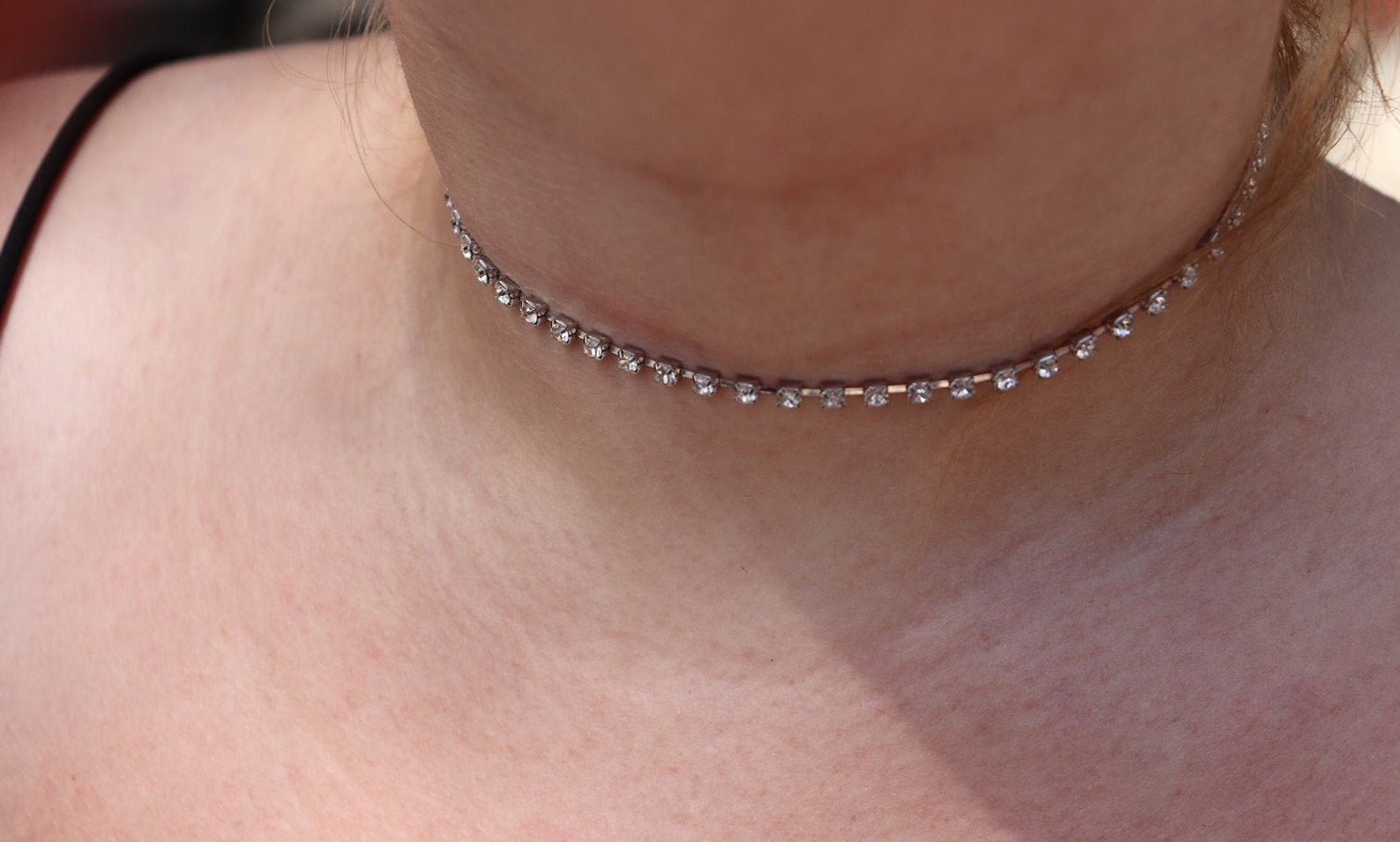 Collar de tenis collar de tenis zirconia cúbica collar de Etsy