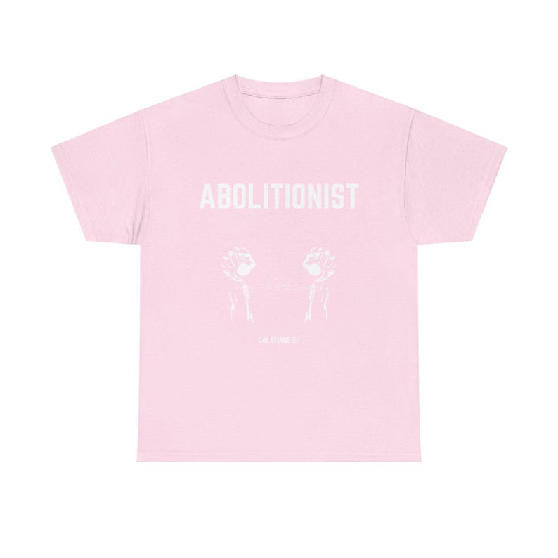 Das Abolitionist Christian Tee | Glaube Bewegung Shirt | Schrift Shirt Bild 9