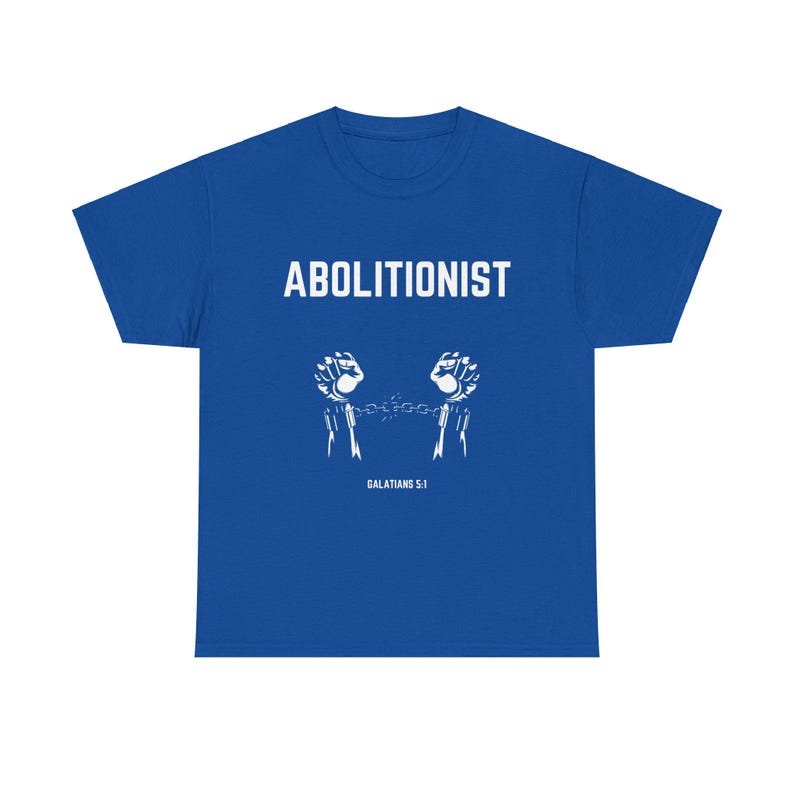Das Abolitionist Christian Tee | Glaube Bewegung Shirt | Schrift Shirt Bild 8