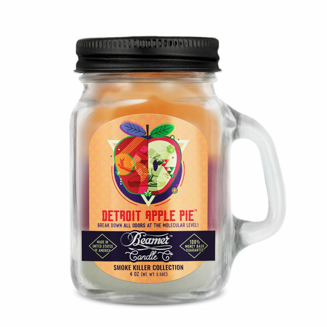 Beamer Candle Co Detroit Apple Pie 12 oz Bottle Etsy