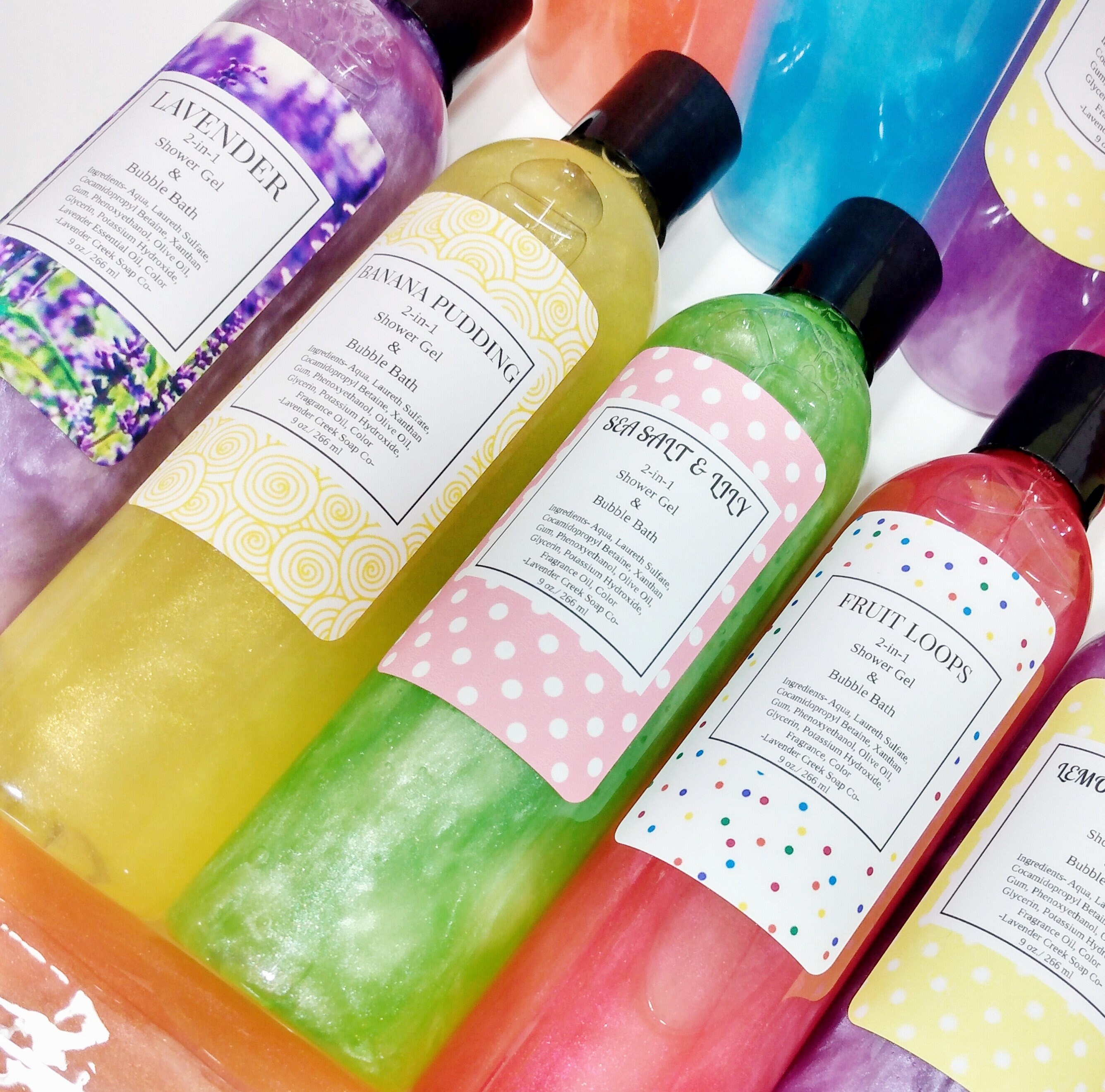 Glitter 2024 shower gel