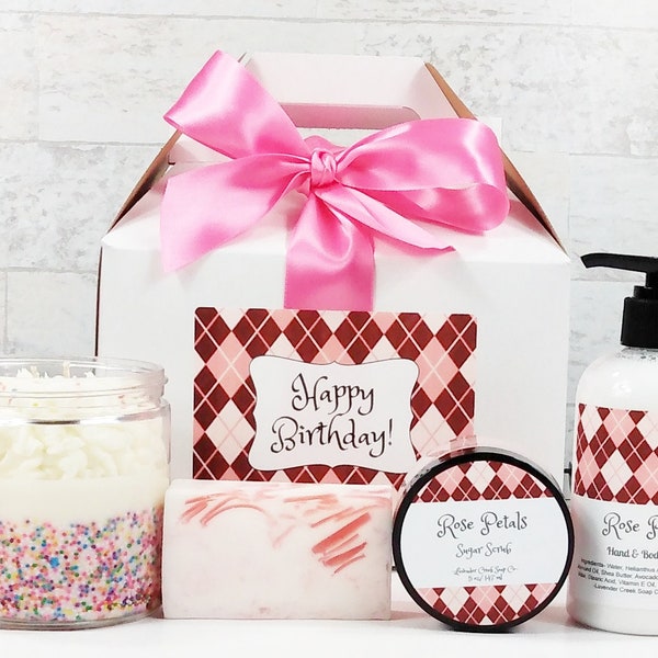 Large Birthday Gift Box Set/ Dessert Candles