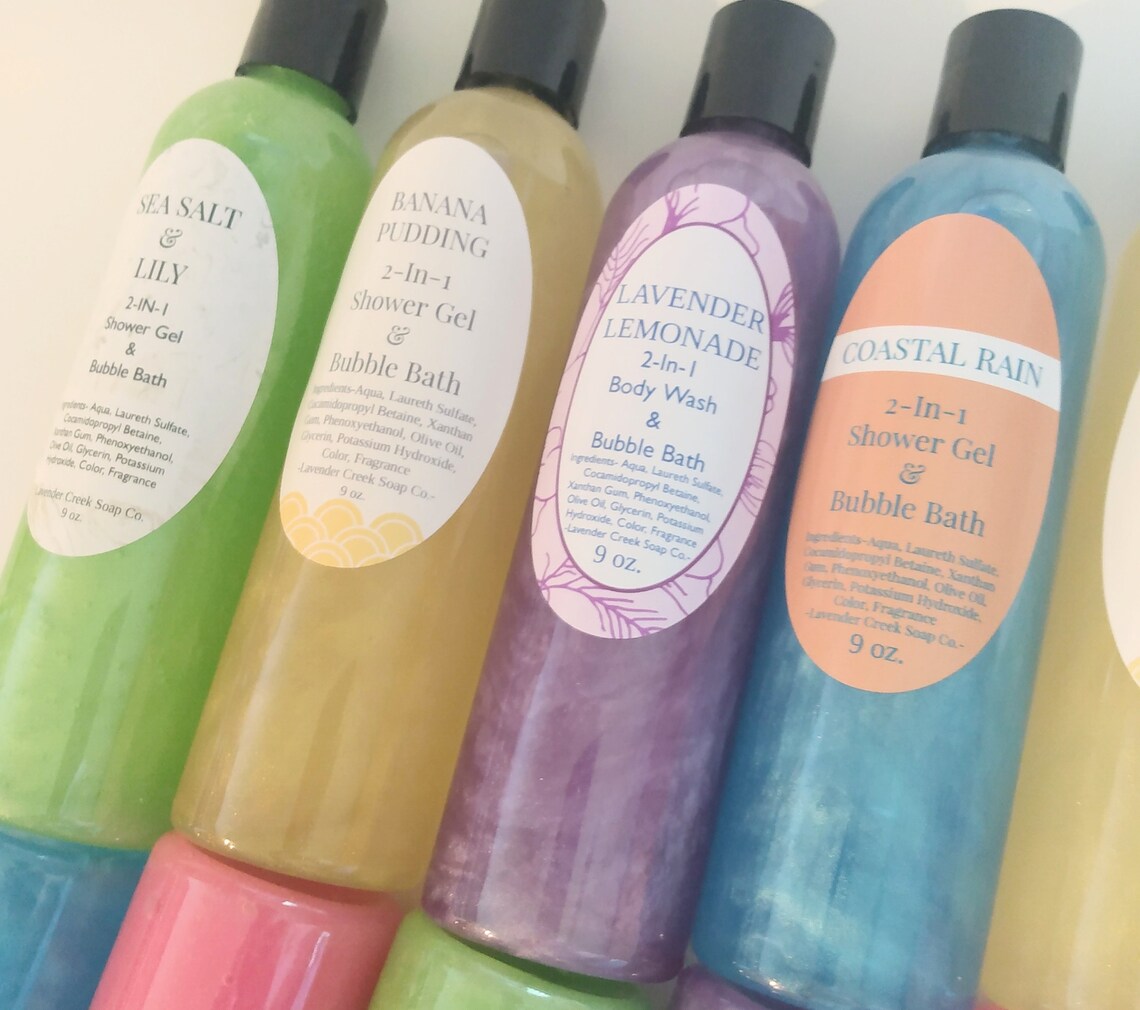 Shower Gel/Bubble Bath/Body Wash Etsy