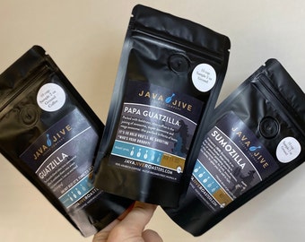 Sampler Set of 3 Fresh Roasted Gourmet Coffees for Coffee Lovers