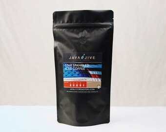 Star Spangled Iced Coffee Fresh Roasted 12 oz Bag of Gourmet Coffee