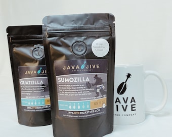 Set of 2 Fresh Roasted Gourmet Coffee Samplers for Coffee Lovers