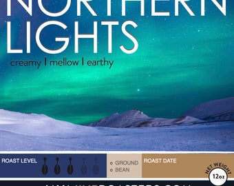 Northern Lights Blend Fresh Roasted 12 oz Bag of Gourmet Coffee