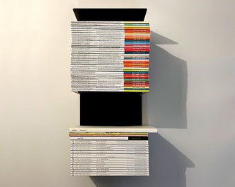Boekenkast "BS-M" - verticale boekenkast - opberger - tijdschriftformaat