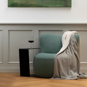Side table metal | Sofa table | Coffee table | Lounge furniture | Design table | Living room table "ST-C" white, black and grey