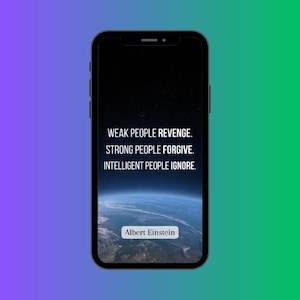 Albert Einstein&#39;s Quote - Phone Wallpaper