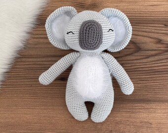 Amigurumi Animals Koala Personalized Doll | Personalized Baby Toys | Baby Shower Gift Basket | Birthday Gift Box For Him