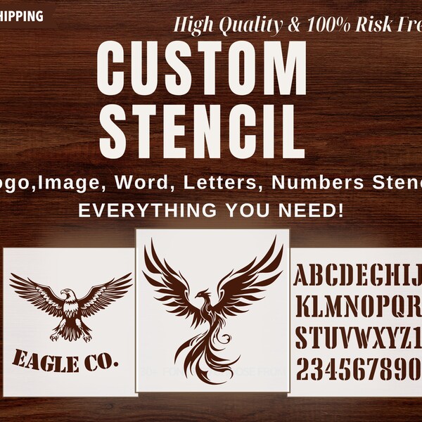 Large Wall Stencils for Painting Etsy