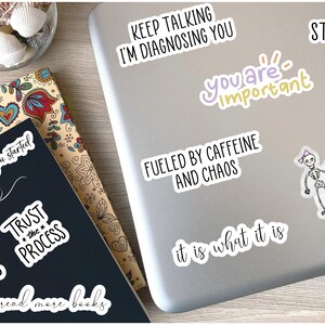Any 5 Stickers, sarcasm tumbler stickers, motivational stickers, funny sticker, sarcastic laptop stickers, inspirational water bottle decals image 7