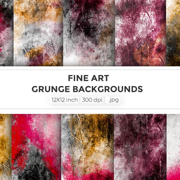 Fine art backgrounds, digital paper, grunge texture, hand painted background, urban art, designer textures