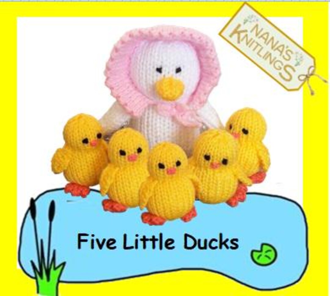 FIVE LITTLE DUCKS "went Swimming One Day" Story Sack Item Nursery Rhyme ...