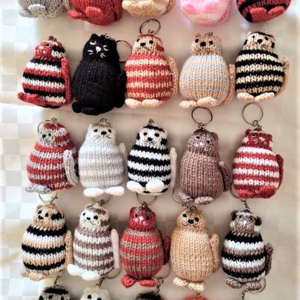 Cat Knitting Pattern Etsy UK