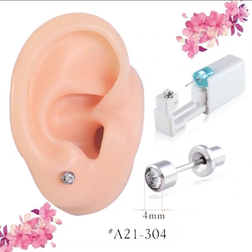 1/5Pcs Disposable Sterile Ear Piercing Unit Safety Health Unit