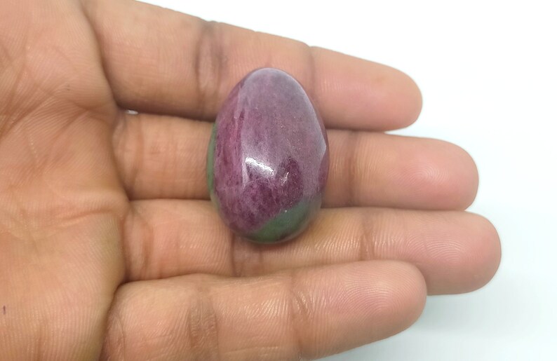 Beautiful Top Grade Quality 100/% Natural Gemstone Ruby Zoisite Cabochon Size 32X22 MM For Jewelry 144 Carat