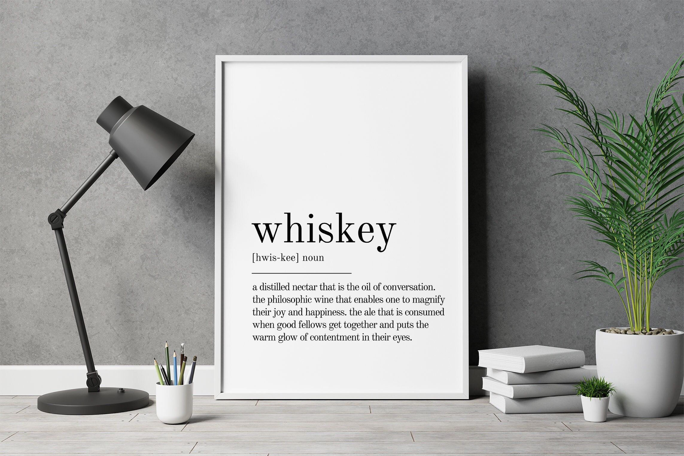Whiskey Definition Print Whiskey Wall Art Prints Printable Etsy