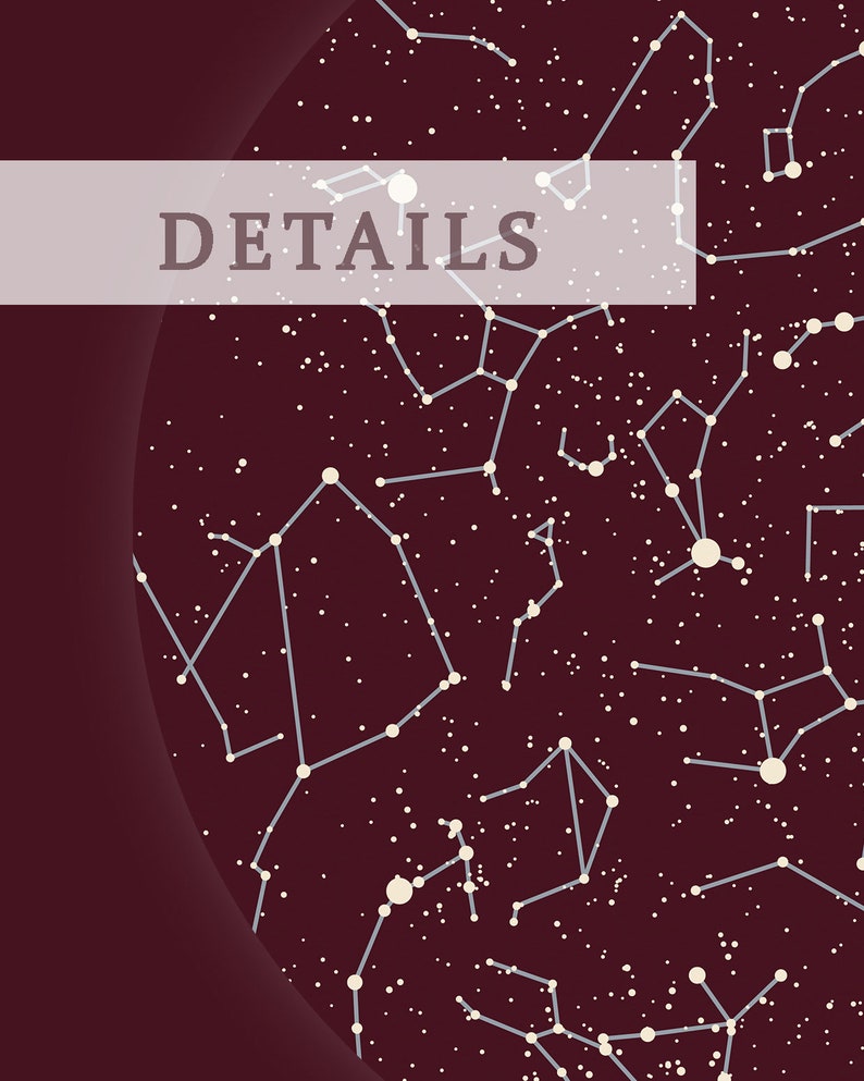 Constellation Print Night Sky Print Wedding Gift Gift for Women Digital Download Custom Star Map Print Anniversary Gift for Men